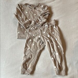 H&M 3T Polka Dot Sweatsuit
